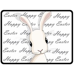 Easter Bunny  Double Sided Fleece Blanket (large) 