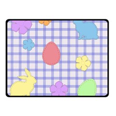 Easter Patches  Double Sided Fleece Blanket (small)  by Valentinaart