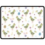 Easter Pattern Double Sided Fleece Blanket (Large)  80 x60  Blanket Front