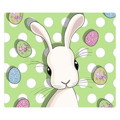 Easter Bunny  Double Sided Flano Blanket (small)  by Valentinaart