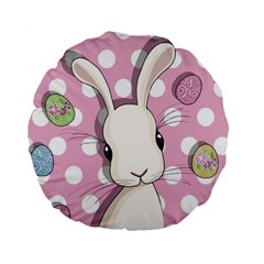 Easter Bunny  Standard 15  Premium Round Cushions