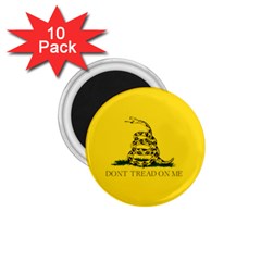 Gadsden Flag Don t Tread On Me 1 75  Magnets (10 Pack)  by snek