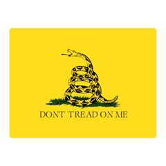 Gadsden Flag Don t Tread On Me Double Sided Flano Blanket (mini)  by snek