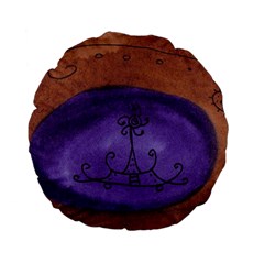 House Egg Standard 15  Premium Flano Round Cushions