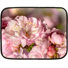 Beautiful Flowering Almond Double Sided Fleece Blanket (mini)  by FunnyCow