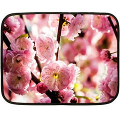Blooming Almond At Sunset Fleece Blanket (mini) by FunnyCow