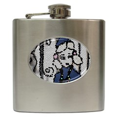 Pixie Girl Stained Glass Hip Flask (6 Oz)