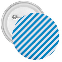 Oktoberfest Bavarian Blue And White Candy Cane Stripes 3  Buttons by PodArtist