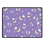 Rabbit of the Moon Fleece Blanket (Small) 50 x40  Blanket Front