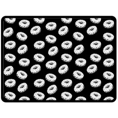 Donuts Pattern Double Sided Fleece Blanket (large)  by Valentinaart