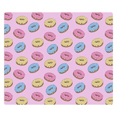 Donuts Pattern Double Sided Flano Blanket (small)  by Valentinaart