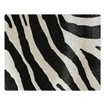 Zebra print Double Sided Flano Blanket (Large)  Blanket Back