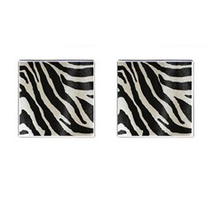 Zebra Print Cufflinks (square)