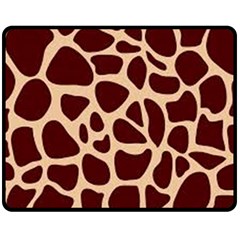 Gulf Lrint Double Sided Fleece Blanket (medium)  by NSGLOBALDESIGNS2