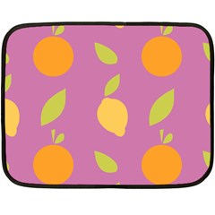 Seamlessly Pattern Fruits Fruit Fleece Blanket (mini) by Nexatart