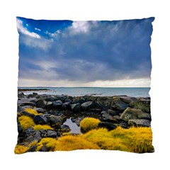 Iceland Nature Mountains Landscape Standard Cushion Case (one Side) by Sapixe