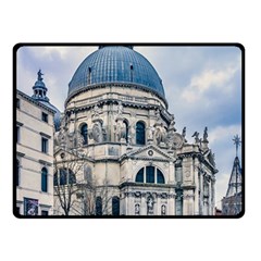 Santa Maria Della Salute Church, Venice, Italy Double Sided Fleece Blanket (small)  by dflcprintsclothing