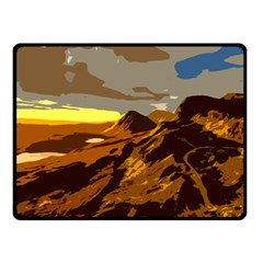 Scotland Monti Mountains Mountain Fleece Blanket (small) by Pakrebo