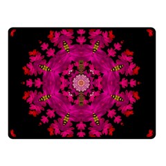 The Star Above Everything Shining Clear And Bright Double Sided Fleece Blanket (small)  by pepitasart
