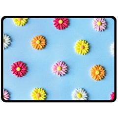 Daisy Double Sided Fleece Blanket (large)  by WensdaiAmbrose