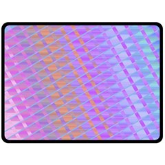 Diagonal Line Design Art Double Sided Fleece Blanket (large)  by LoolyElzayat