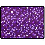 Textile Cross Pattern Square Double Sided Fleece Blanket (Large)  80 x60  Blanket Front