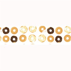 Donuts Pattern With Bites Bright Pastel Blue And Brown Cropped Sweatshirt Large Bar Mats