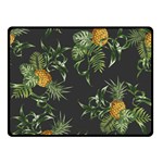 Pineapples pattern Double Sided Fleece Blanket (Small)  45 x34  Blanket Back