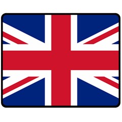 Uk Flag Double Sided Fleece Blanket (medium)  by FlagGallery