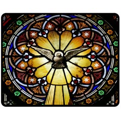 Spain Catalonia Montserrat Church Fleece Blanket (medium)  by Wegoenart