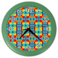 Pop Art  Color Wall Clock by Sobalvarro
