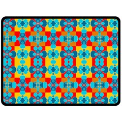 Pop Art  Fleece Blanket (large)  by Sobalvarro