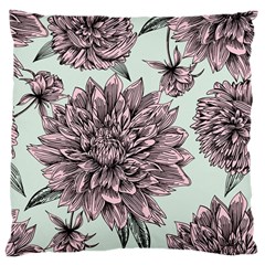 Flowers Large Cushion Case (two Sides)