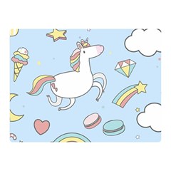 Unicorn Seamless Pattern Background Vector Double Sided Flano Blanket (mini)  by Sobalvarro