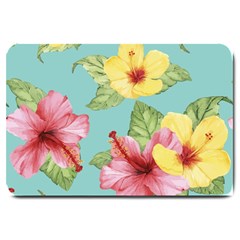 Hibiscus Large Doormat  by Sobalvarro
