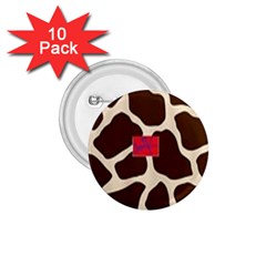 Giraffe By Traci K 1 75  Buttons (10 Pack) by tracikcollection