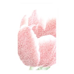 Tulip Red White Pencil Drawing Memory Card Reader (rectangular)