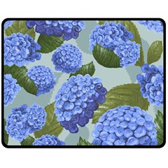Hydrangea  Fleece Blanket (medium)  by Sobalvarro
