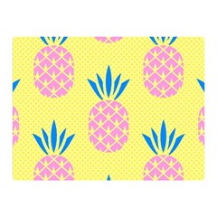 Summer Pineapple Seamless Pattern Double Sided Flano Blanket (mini)  by Sobalvarro