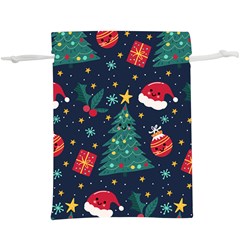 Colorful Funny Christmas Pattern  Lightweight Drawstring Pouch (xl)
