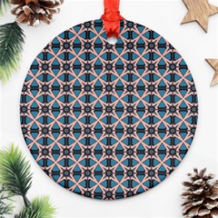 Df Alhambrine Cetta Round Ornament (two Sides) by deformigo