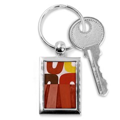 Sophie Taeuber Arp, Composition À Motifs D arceaux Ou Composition Horizontale Verticale Key Chain (rectangle) by Sobalvarro