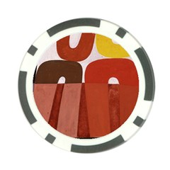 Sophie Taeuber Arp, Composition À Motifs D arceaux Ou Composition Horizontale Verticale Poker Chip Card Guard (10 Pack) by Sobalvarro