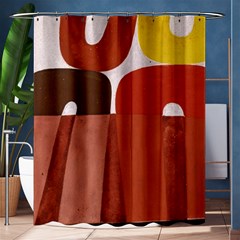 Sophie Taeuber Arp, Composition À Motifs D arceaux Ou Composition Horizontale Verticale Shower Curtain 60  X 72  (medium)  by Sobalvarro