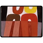 Sophie Taeuber Arp, Composition à Motifs D arceaux Ou Composition Horizontale Verticale Double Sided Fleece Blanket (Large)  80 x60  Blanket Front