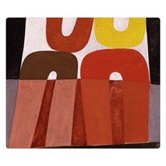 Sophie Taeuber Arp, Composition À Motifs D arceaux Ou Composition Horizontale Verticale Double Sided Flano Blanket (small)  by Sobalvarro