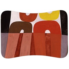 Sophie Taeuber Arp, Composition À Motifs D arceaux Ou Composition Horizontale Verticale Velour Seat Head Rest Cushion by Sobalvarro