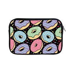 Colorful Donut Seamless Pattern On Black Vector Apple Ipad Mini Zipper Cases by Sobalvarro