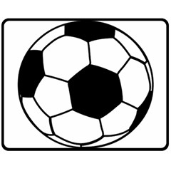 Soccer Lovers Gift Double Sided Fleece Blanket (medium)  by ChezDeesTees