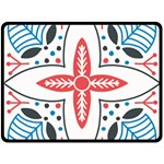 Motif Double Sided Fleece Blanket (Large)  80 x60  Blanket Front